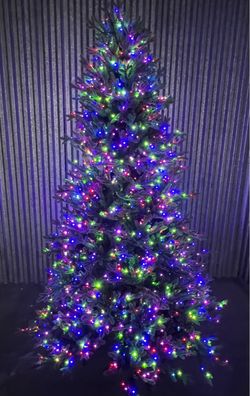 7.5' Pre-Lit Radiant Micro LED Christmas Tree