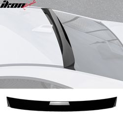 Fits 2022-2025 Subaru WRX 5th Gen IKON Gloss Black Rear Window Roof Spoiler Wing ABS