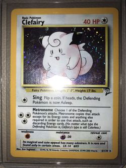 Pokémon Card Clefairy 6/130