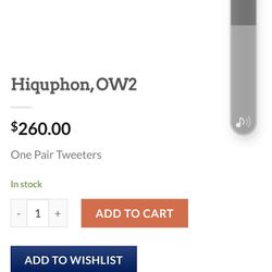 Hiquphon  Dome Tweeters 