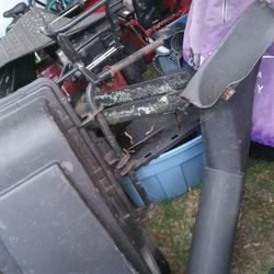 John Deere Bagfeer Parts Needs Replaved Bags Has Top Mount Tube