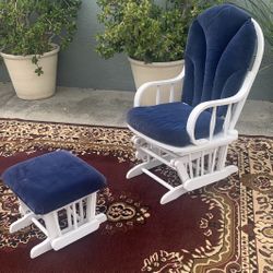 Glider Rocker Chair & Ottoman