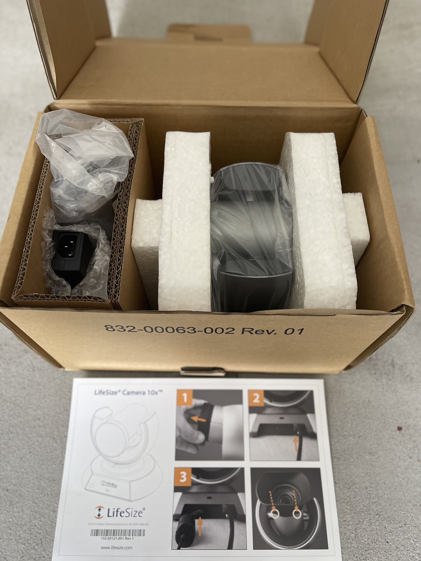 Lifesize Camera 10x model 2-909 Rev 07 - New