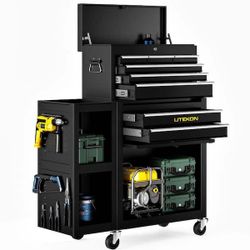 23.5 in. x 40 in. 330 lbs. Rolling Tool Cabinets and Lockers Tool Storage Cabinet 8-Drawers Heavy Duty Metal