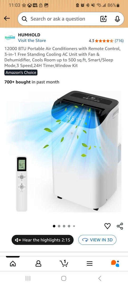 Portable AC Unit