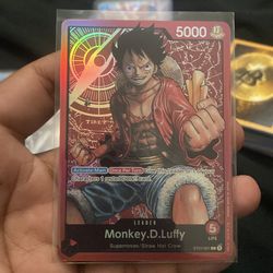 One Piece Monkey.D.Luffy Foil Leader Starter Deck ST01-001