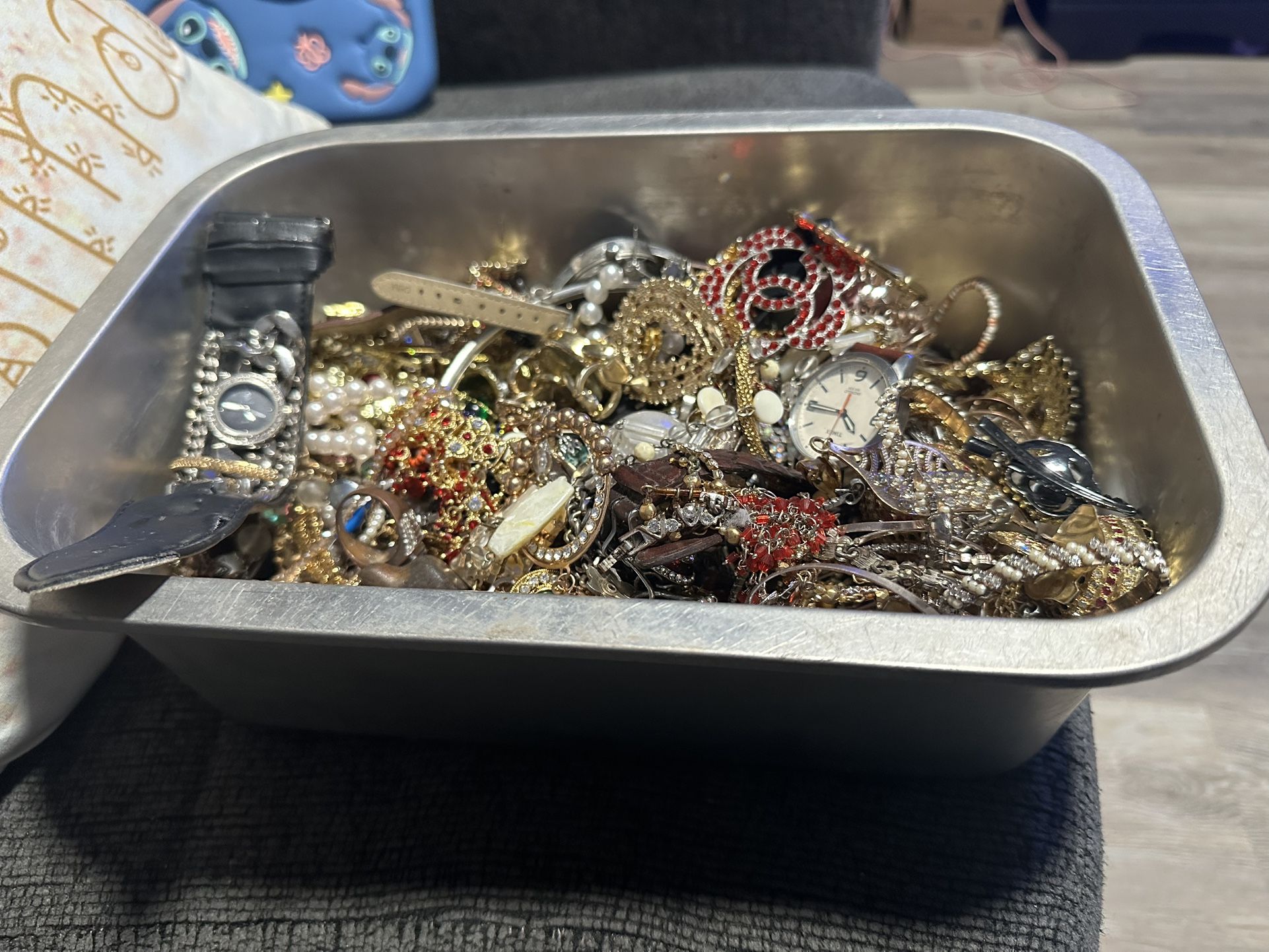 3 Lbs Plus Unsorted Jewelry