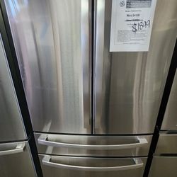 Profile 29 cu. ft. Smart 4-Door French- Door Refrigerator Stainless Steel w/Door in Door, Dual-Dispense AutoFill Pitcher