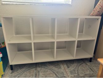 Better Homes & Gardens 8-Cube Storage Organizer with Metal Base, White