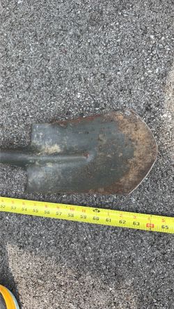 Sears Craftman shovel, approximately 57” with fiberglass handle