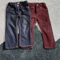 2 Boy Pants Gap & Levi’s (size 2 To 3 Years Old) 
