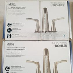 Kohler Mistos Brushed Nickel Bathroom Faucet 