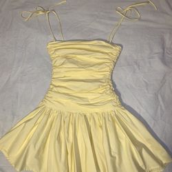 Lucy In The Sky Yellow Dress  XS
