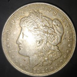 1921 Morgan Silver Dollar - Historic U.S. Coin 