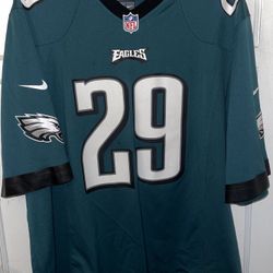 Philadelphia Eagles Jersey #29 Murray XL Original Authentic On Field Mens Jersey Superbowl Fly Eagles Green White