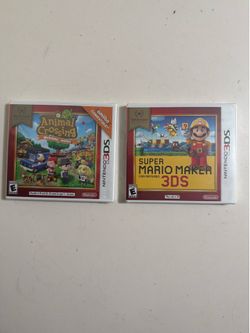Super Mario Maker Animal Crossing Sealed 3DS