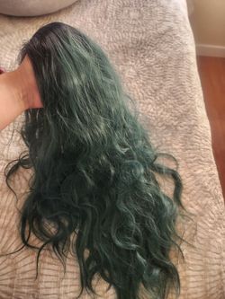 Green Lace Front Wig
