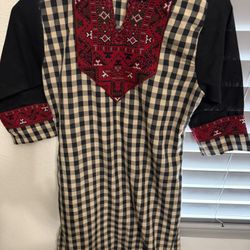 Girl 4,5  Size Cotton Shirt Print 