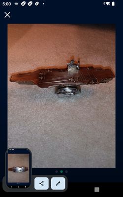 Japanese Aircraft Carrier Lighter From The 1970's