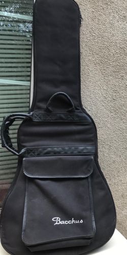 Guitar bag organizer storage