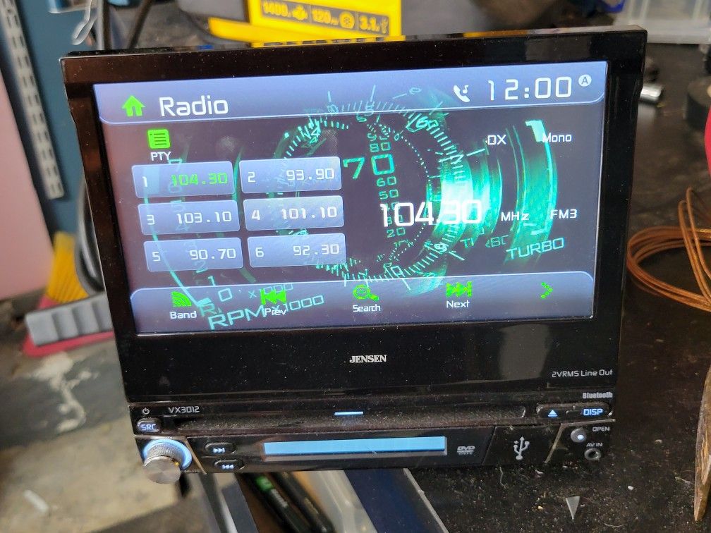 Jensen VX3012 flip up screen Car Stereo