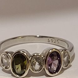 Sterling Silver Ring Size 8