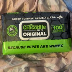 Crocodile Cloth Industrial Cleaning Wipes 100ct