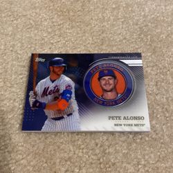 2020 Topps Pete Alonso Commemorative Coin- New York Mets