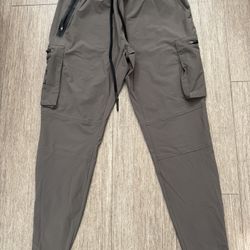 ASRV Men’s Tetra Lite Joggers Cargo Deep Taupe Medium 