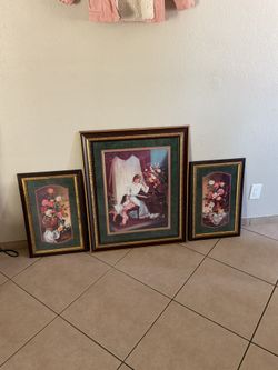 Home Interior Set Of 3 Picture Frames 