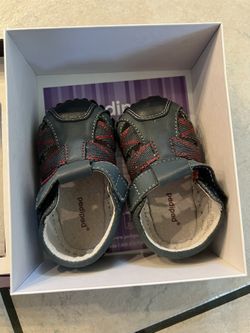 Pediped baby 6-12 month small Aaron Navy walker shoes