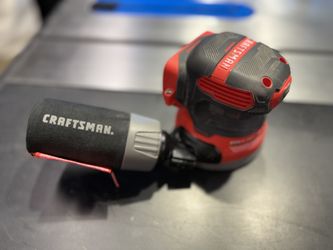 Craftsman V20 5-in Random Orbit Sander + Dust Bag & Discs