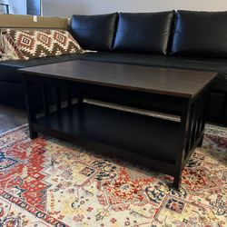 Dark Wood Coffee Table – Great Condition