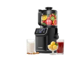 3-in-1 Cold Press Juicer Machine Smart Touch Masticating Juicers Whole Fruit &