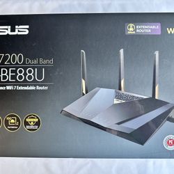 ASUS - BE7200 Dual-band WiFi 7 Router - Black