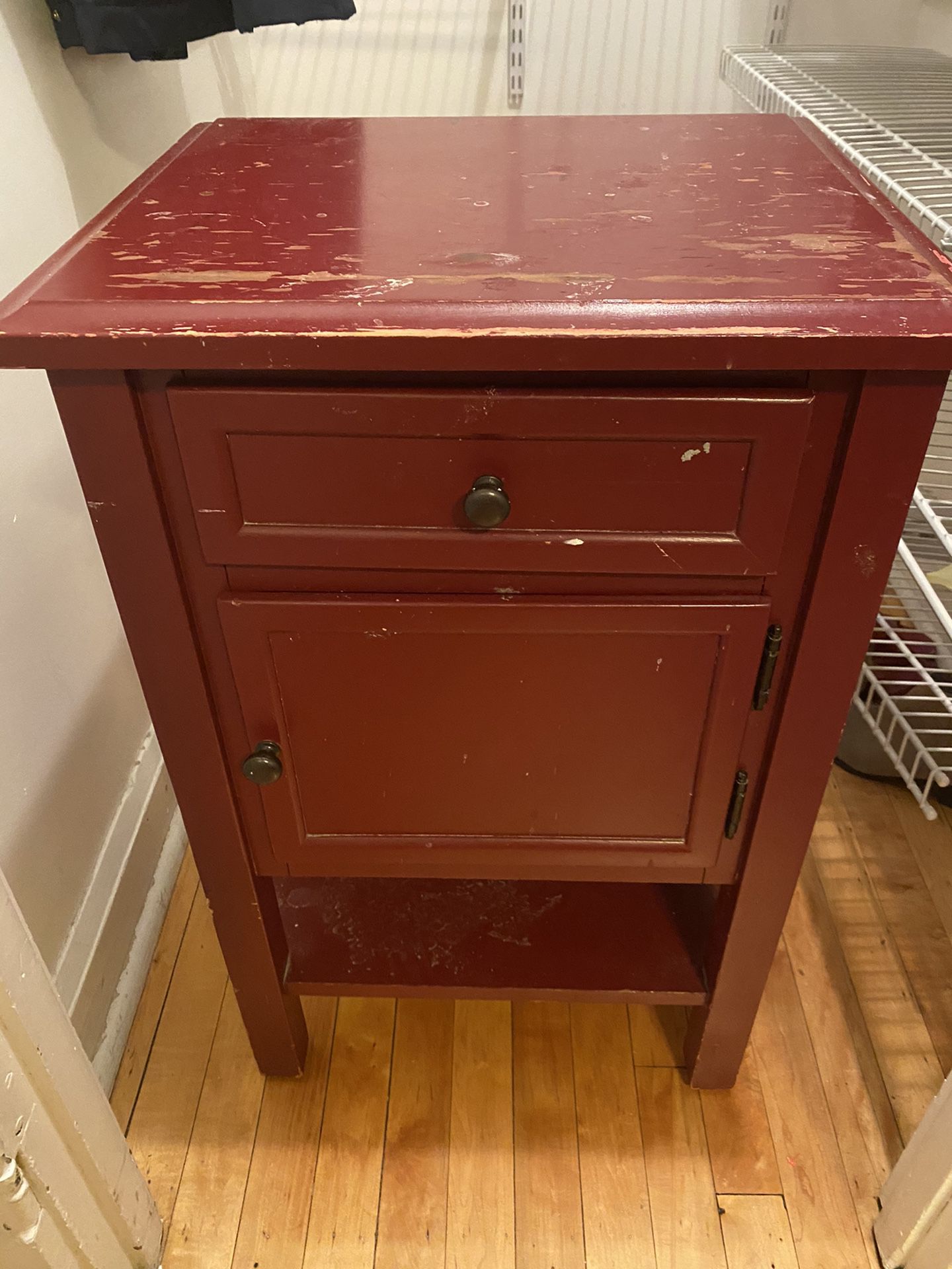 Wood nightstand table for $8