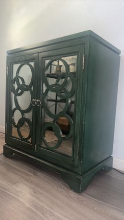 Green furniture cabinet