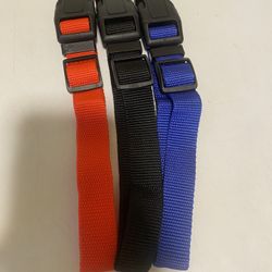 Three pack medium dog collars