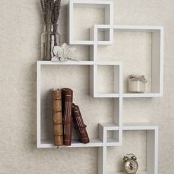 Comfify Decorative Floating Shelves set in white