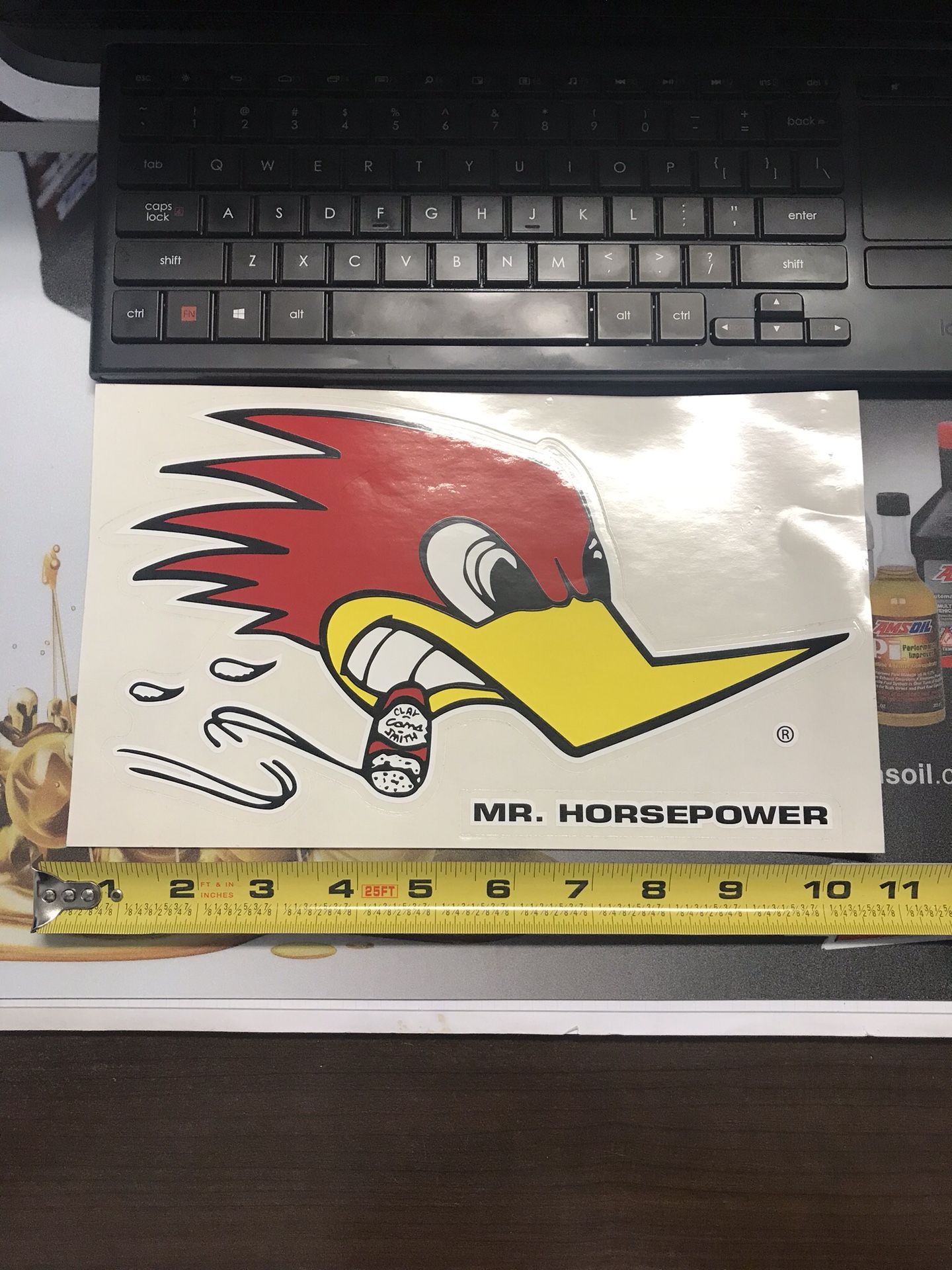 Clay Smith Cams “Mr. Horsepower large decal