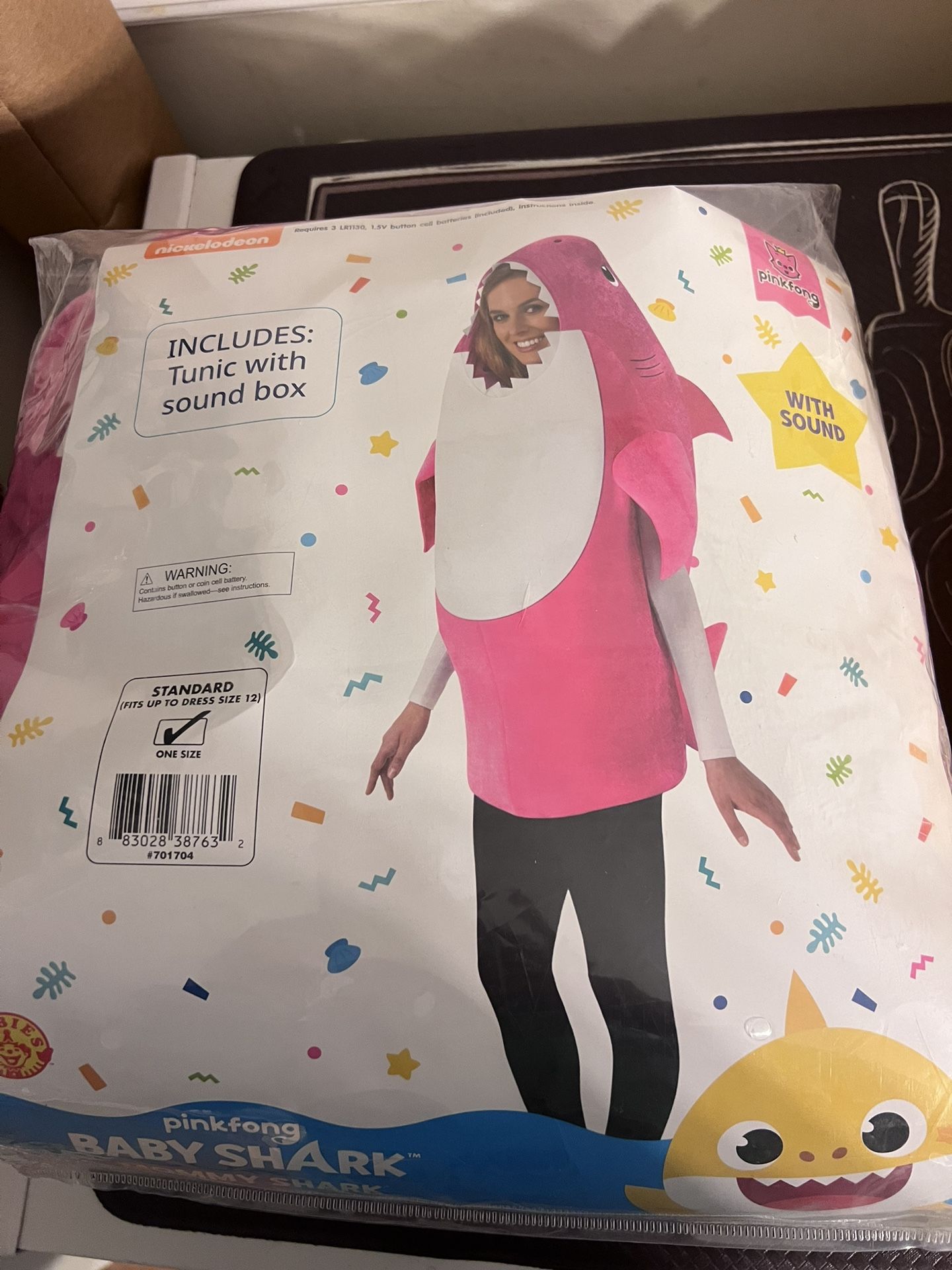 Mommy Shark With Sound Chip Adult Sized Costume