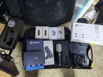 Lot of Studio Equipment Audio and Microphones BRAND NEW UNUSED