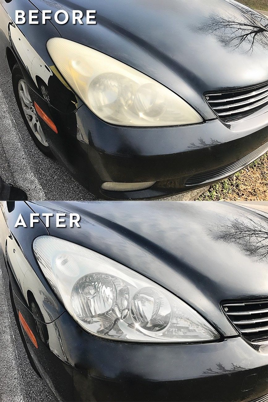 Headlight restoration Let me know if you guys want your headlights Clean Serious people only🤪