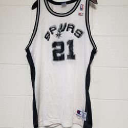 Champion Spurs Tim Duncan NBA jersey