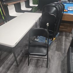 Foldable Tables, Chairs & Cart