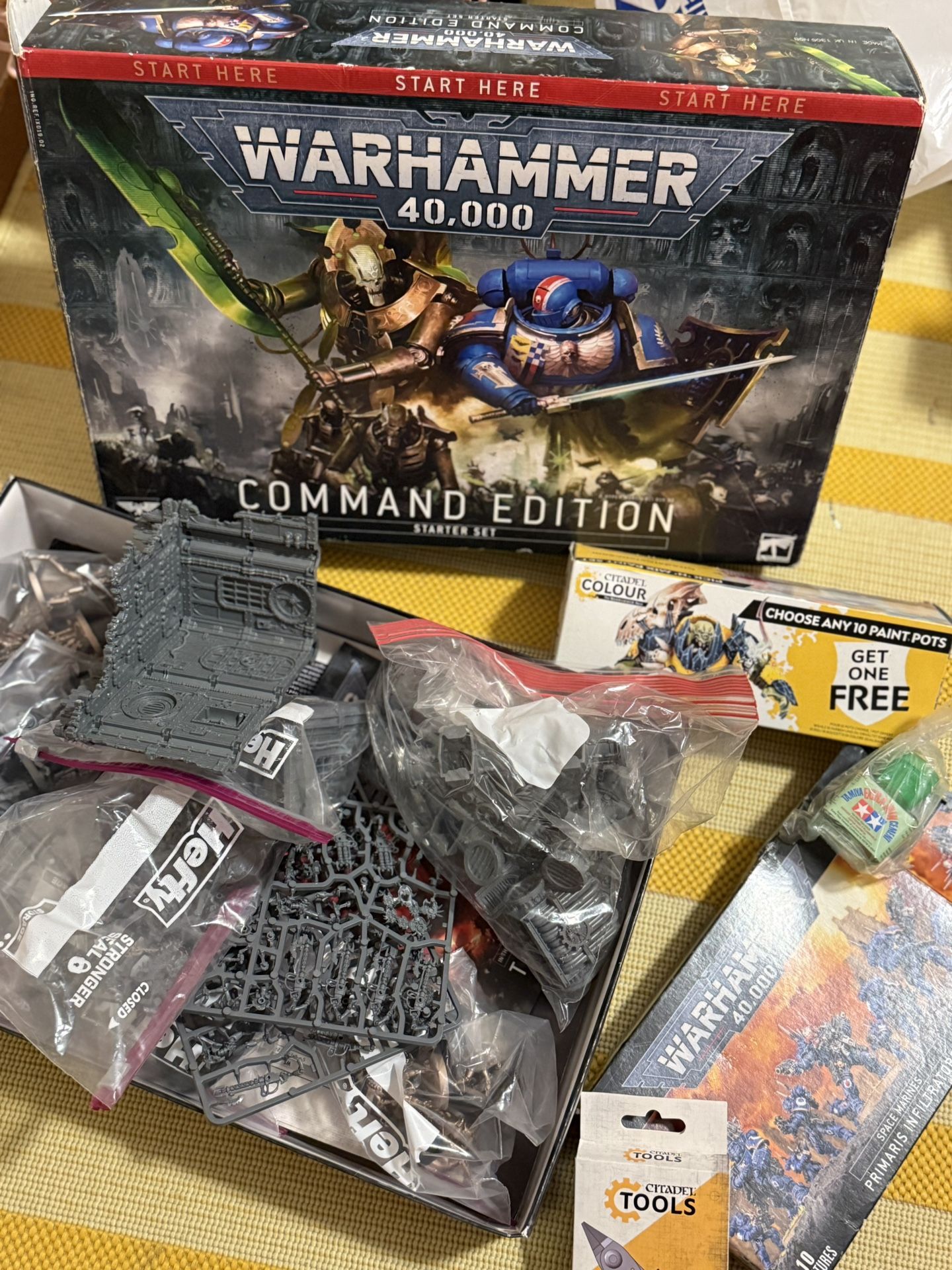War Hammer Starter Set & Various Accessories