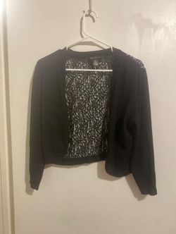 89th & Madison Women's Black Open Cardigan Size XL NWOT