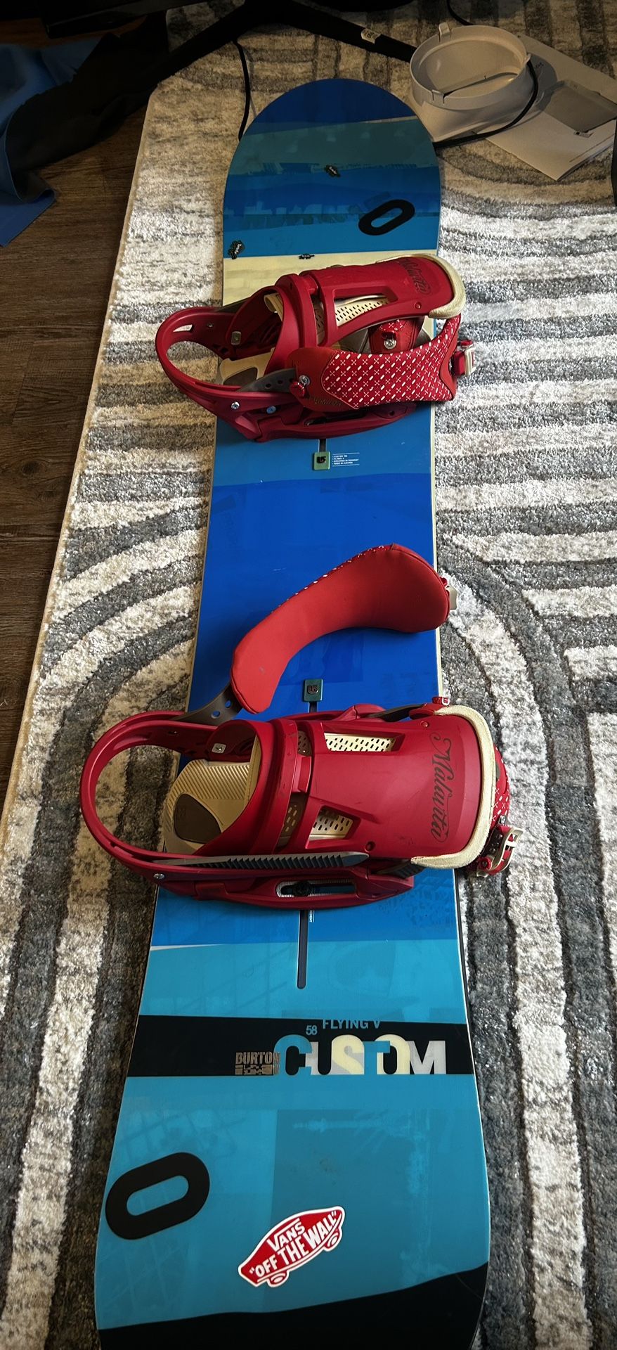 58 Flying V Burton Custom With Malavita Bindings