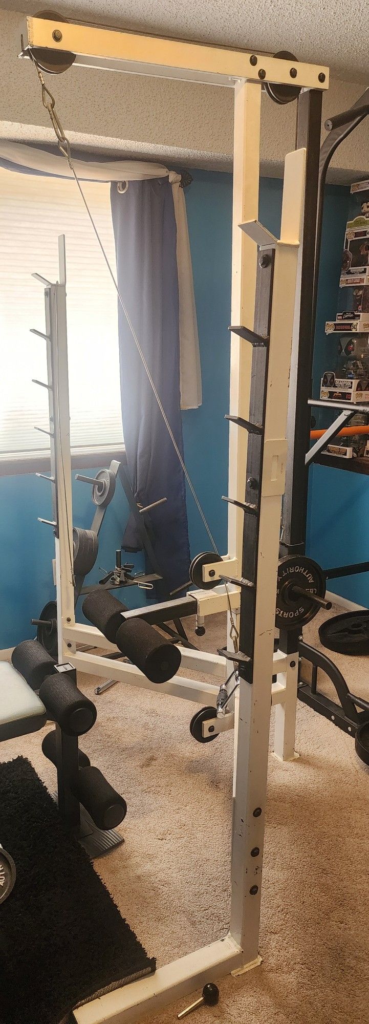 Lat Pull-down Mid Row Workout Machine