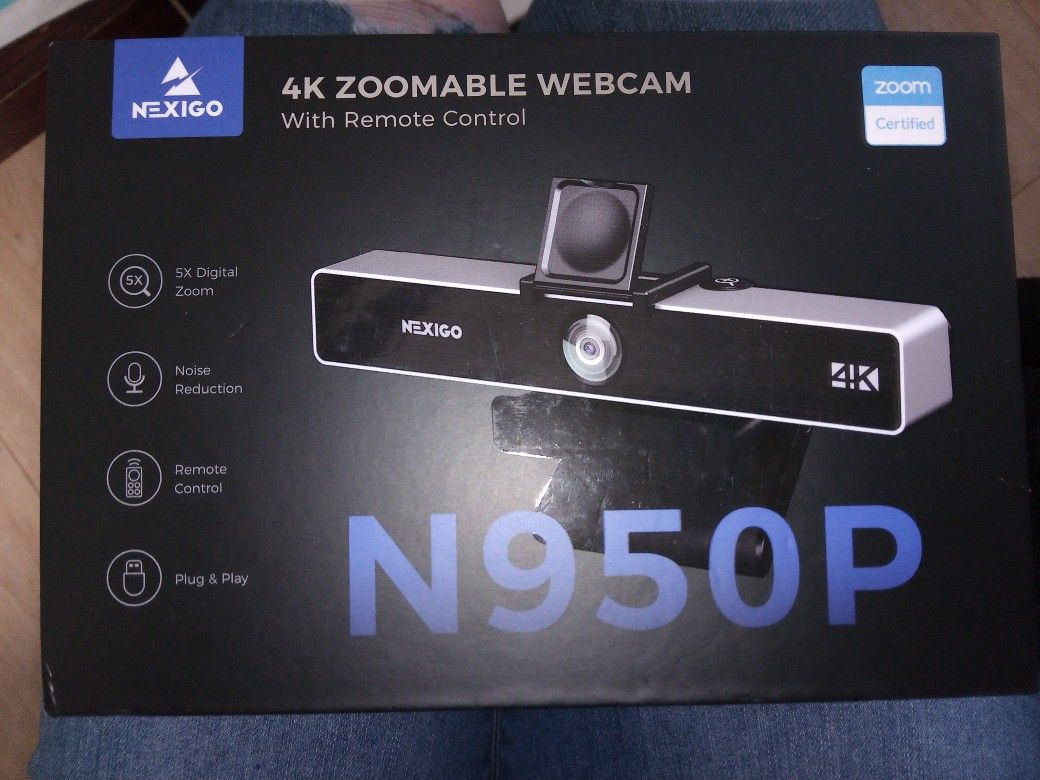 4k Webcam With Zoom